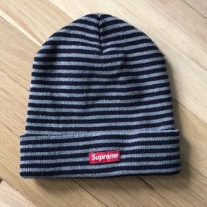 Striped Supreme Beanie